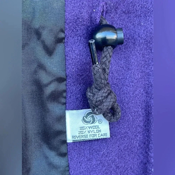 Carolina herrera wool purple Cheetah zip jacket Size medium - Picture 14 of 15